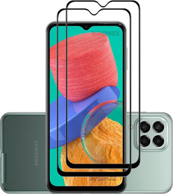 BRENZZ Edge To Edge Tempered Glass for Samsung Galaxy M33 5G(Pack of 2)