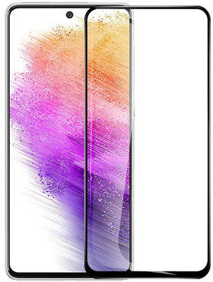 Caseline Edge To Edge Tempered Glass for SAMSUNG GALAXY A73, SAMSUNG GALAXY A73 5G(Pack of 1)