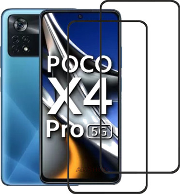AKSHUD Tempered Glass Guard for POCO X4 Pro 5G(Pack of 2)