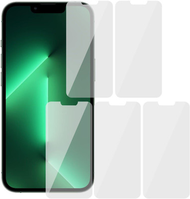 Tech Frills Tempered Glass Guard for Iphone 13 Pro Max(Pack of 5)