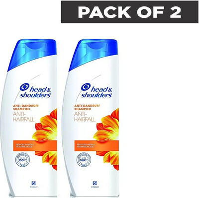 HEAD & SHOULDERS Anti-Hairfall (Anti Dandruff) Shampoo - 340ml each (Pack of 2) O-01(680 ml)