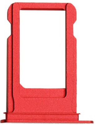SPAREWARE Sim Card Tray(Compatible With IPHONE 7 RED)