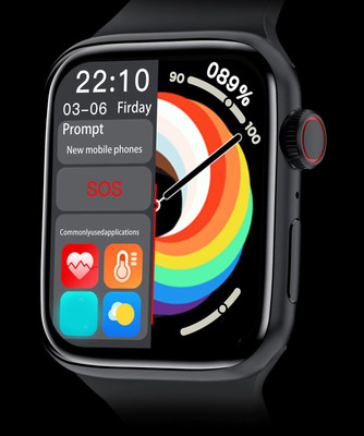 IMMUTABLE i7 Pro Series 4 SmartWatch for Android & iOS (Black) U32 Smartwatch(Black Strap, Free Size)