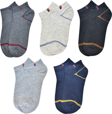 SOXSTER Unisex Low Cut(Pack of 5)