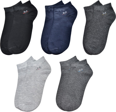 SOXSTER Unisex Perforations Low Cut(Pack of 5)