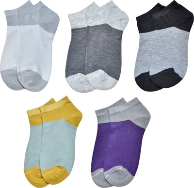 SOXSTER Unisex Low Cut(Pack of 5)