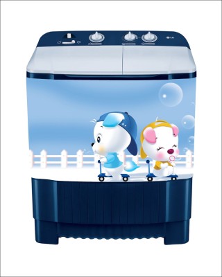 K2A Studio 86 cm decorative cute cartoon snow washingmachine sticker Self Adhesive Sticker(Pack of 1)