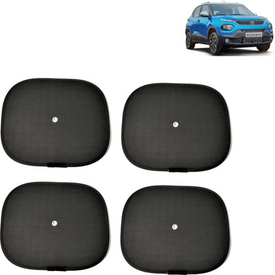 aksmit Side Window Sun Shade For Tata Universal For Car(Black)