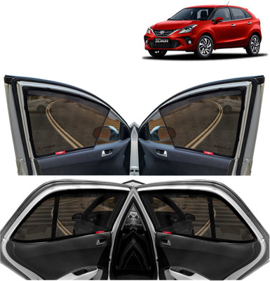 Kingsway Side Window Sun Shade For Toyota Glanza(Black)