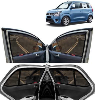 Kingsway Side Window Sun Shade For Maruti Suzuki WagonR(Black)