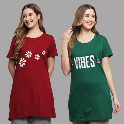 Matisse Graphic Print Women Round Neck Multicolor T-Shirt