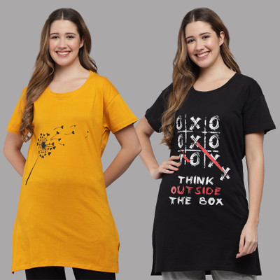 Matisse Graphic Print Women Round Neck Multicolor T-Shirt