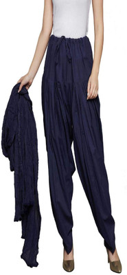 fheo Regular Fit Women Blue Trousers