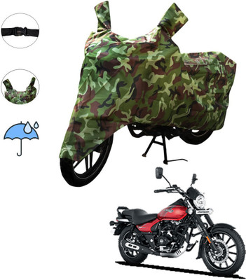 THE REAL ARV Waterproof Two Wheeler Cover for Bajaj(Avenger 150 Street, Green)
