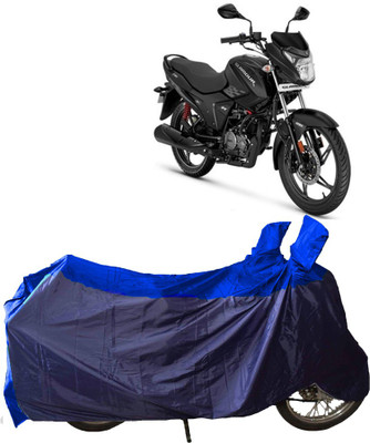 SMDP Two Wheeler Cover for Hero(Glamour, Blue)