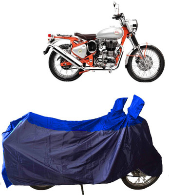 SMDP Two Wheeler Cover for Royal Enfield(Bullet Trials 350, Blue)