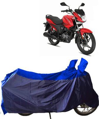 SMDP Two Wheeler Cover for Hero(Glamour i3s, Blue)