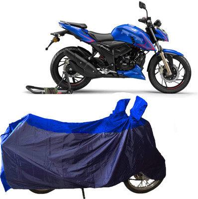 SMDP Two Wheeler Cover for TVS(Apache RTR 200 4V, Blue)