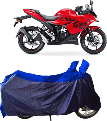 SMDP Two Wheeler Cover for Suzuki(Gixxer SF 150, Blue)