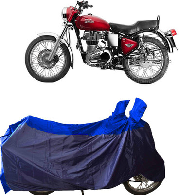 SMDP Two Wheeler Cover for Royal Enfield(Bullet 350 Twinspark, Blue)