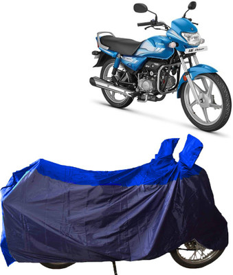 SMDP Two Wheeler Cover for Hero(HF Deluxe, Blue)