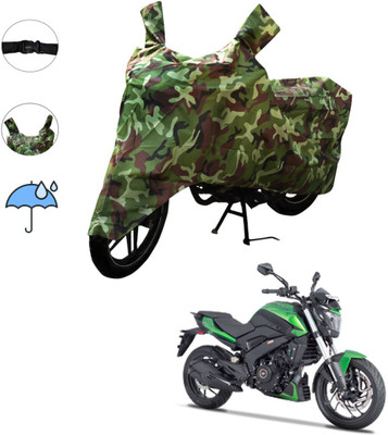 AUTOCAD Waterproof Two Wheeler Cover for Bajaj(Avenger 220 Street, Green)