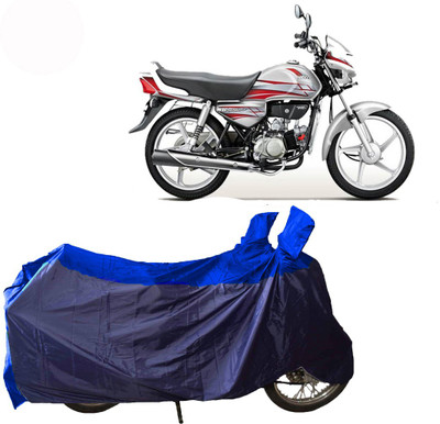 SMDP Two Wheeler Cover for Hero(MotoCorp HF Deluxe, Blue)