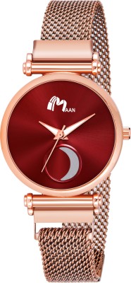 MAAN INTERNATIONAL Md-207-Red Analog Watch  - For Women