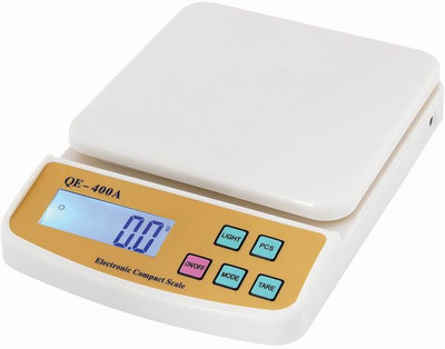 Gentle e kart ® SF 400A Multipurpose Portable Electronic Kitchen Digital Weighing Scale 10 Kg Weighing Scale(White)