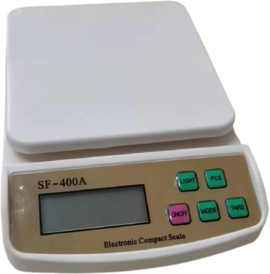 Gentle e kart ® Electronic Kitchen Digital Weighing Scale SF 400A 10 kg Weighing Scale(White)