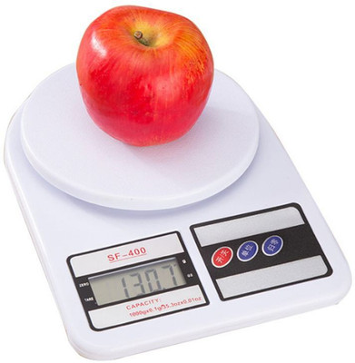 Gentle e kart ® SF-400 Multipurpose Portable Electronic Digital Kitchen Weight Machine Weighing Scale(White)