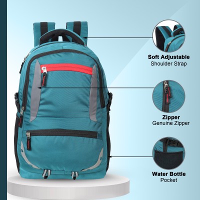 Louis Craft Large 35 L Laptop bag Medium Stylish Backpack for Unisex (Sky Blue) 35 L Laptop Backpack(Blue)