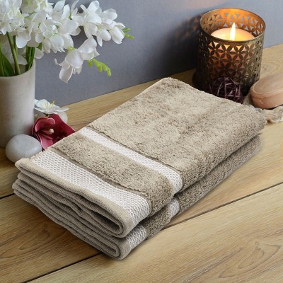 SPACES Cotton 600 GSM Hand Towel Set(Pack of 2)
