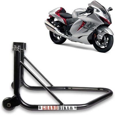 Grandbiker Rear Wheel Paddock Stand for Suzuki Hayabusa Black Bike Storage Stand(Floor Mount)