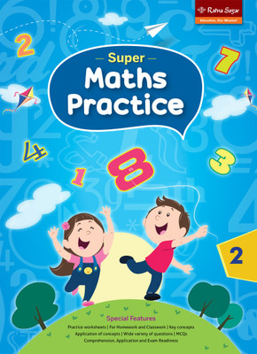 Super Maths Practice 2 | Practice Book For Maths Class 2 | Class 2 Maths Book For Practice Ratna Sagar(Paperback, Our Experts)
