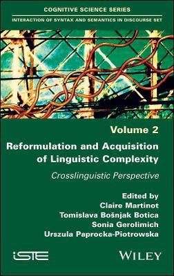 Reformulation and Acquisition of Linguistic Complexity(English, Hardcover, unknown)
