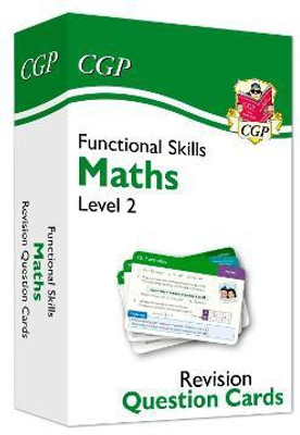 Functional Skills Maths Revision Question Cards - Level 2(English, Hardcover, CGP Books)