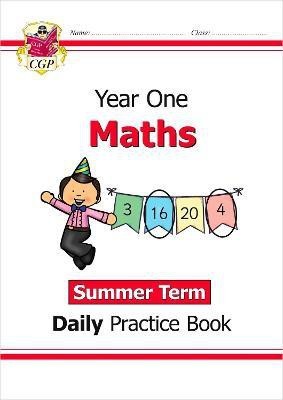 KS1 Maths Year 1 Daily Practice Book: Summer Term(English, Paperback, CGP Books)