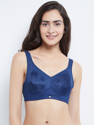SOIE Women Minimizer Non Padded Bra(Blue)