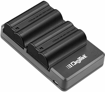 DIGITEK DUC-010 with Two ENEL 15 Battery Combo (ENEL 15 + DUC 010)  Camera Battery Charger(Black)