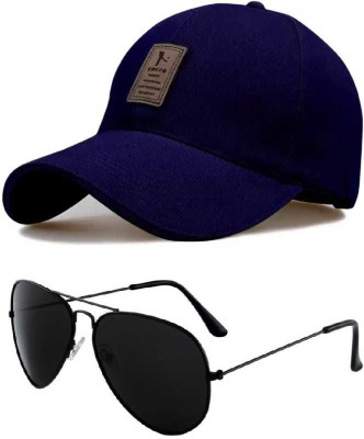 blutech Applique, Self Design, Solid, Embellished Sports/Regular Cap Cap(Pack of 2)