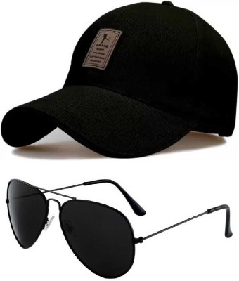 blutech Applique, Self Design, Solid, Embellished Sports/Regular Cap Cap(Pack of 2)