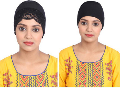 Fashion Store Self Design Skull Cap Cap(Pack of 2)