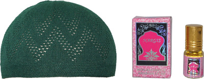 GoodFeel Self Design Prayer Cap Cap(Pack of 2)