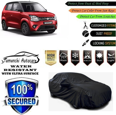 Tamanchi Autocare Car Cover For Maruti Suzuki WagonR(Black)