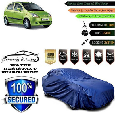 Tamanchi Autocare Car Cover For Chevrolet Spark 1(Blue)