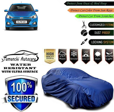 Tamanchi Autocare Car Cover For Hyundai Elite i20 Sportz 1.2(Blue)