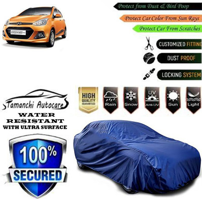 Tamanchi Autocare Car Cover For Hyundai Grand i10 Magna CNG(Blue)