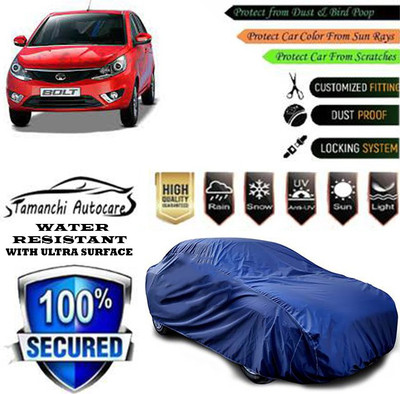 Tamanchi Autocare Car Cover For Tata Bolt Quadrajet XT(Blue)