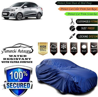 Tamanchi Autocare Car Cover For Hyundai Xcent 1.1 CRDi S(Blue)